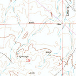 United States Geological Survey Lewis Ranch, WY (1991, 24000-Scale) digital map