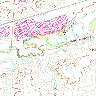 United States Geological Survey Lewis Ranch, WY (1991, 24000-Scale) digital map