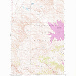 United States Geological Survey Lewis Reservoir, MT (1958, 24000-Scale) digital map