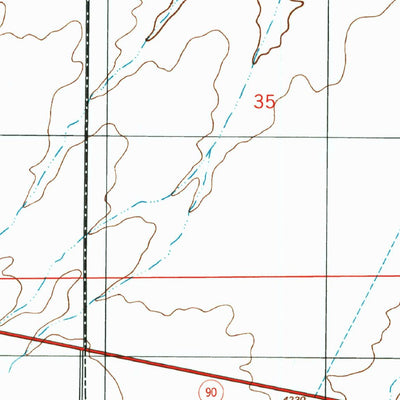 United States Geological Survey Lewis Springs, AZ (1996, 24000-Scale) digital map
