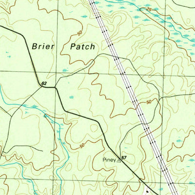 United States Geological Survey Lewis Swamp, NC (1990, 24000-Scale) digital map