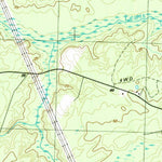 United States Geological Survey Lewis Swamp, NC (1990, 24000-Scale) digital map