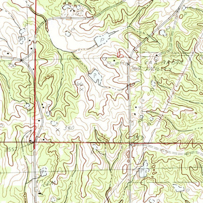 United States Geological Survey Lewisburg, MS (1982, 24000-Scale) digital map