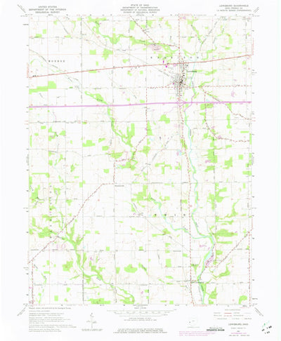 United States Geological Survey Lewisburg, OH (1961, 24000-Scale) digital map