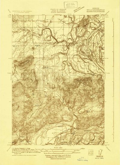 United States Geological Survey Lewisburg, OR (1913, 31680-Scale) digital map