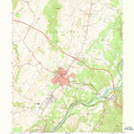United States Geological Survey Lewisburg, WV (1972, 24000-Scale) digital map