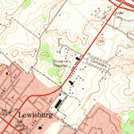 United States Geological Survey Lewisburg, WV (1972, 24000-Scale) digital map