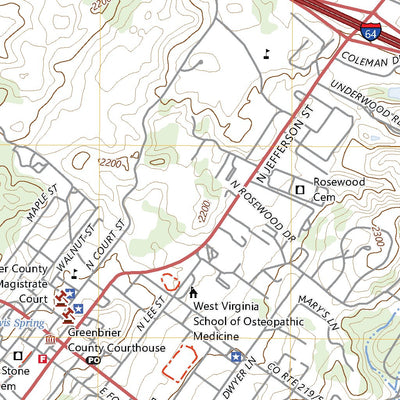 United States Geological Survey Lewisburg, WV (2023, 24000-Scale) digital map