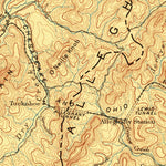 United States Geological Survey Lewisburg, WV-VA (1887, 125000-Scale) digital map