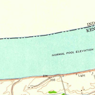 United States Geological Survey Lewisport, KY-IN (1953, 24000-Scale) digital map