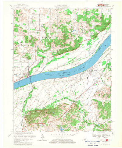 United States Geological Survey Lewisport, KY-IN (1967, 24000-Scale) digital map