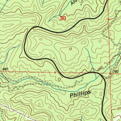 United States Geological Survey Lewiston, CA (1998, 24000-Scale) digital map