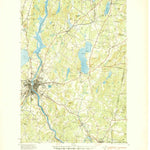 United States Geological Survey Lewiston, ME (1942, 62500-Scale) digital map