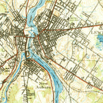 United States Geological Survey Lewiston, ME (1942, 62500-Scale) digital map