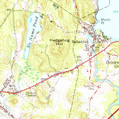 United States Geological Survey Lewiston, ME (1956, 62500-Scale) digital map