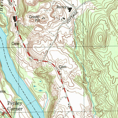 United States Geological Survey Lewiston, ME (1979, 24000-Scale) digital map