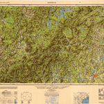United States Geological Survey Lewiston, ME-NH-VT (1950, 250000-Scale) digital map