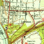 United States Geological Survey Lewiston, NY (1950, 24000-Scale) digital map