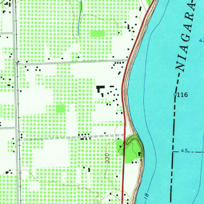 United States Geological Survey Lewiston, NY (1965, 24000-Scale) digital map