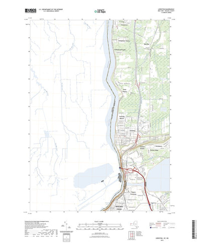 United States Geological Survey Lewiston, NY (2023, 24000-Scale) digital map