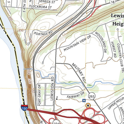 United States Geological Survey Lewiston, NY (2023, 24000-Scale) digital map