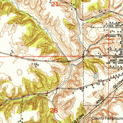 United States Geological Survey Lewistown, IL (1948, 24000-Scale) digital map