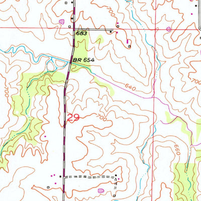 United States Geological Survey Lewistown, MO (1950, 24000-Scale) digital map