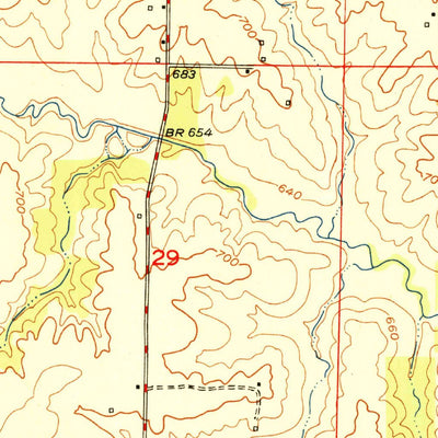 United States Geological Survey Lewistown, MO (1951, 24000-Scale) digital map