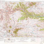 United States Geological Survey Lewistown, MT (1954, 250000-Scale) digital map