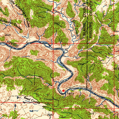 United States Geological Survey Lewistown, MT (1959, 250000-Scale) digital map