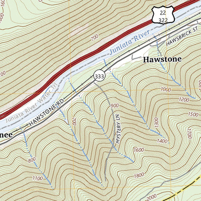 United States Geological Survey Lewistown, PA (2023, 24000-Scale) digital map