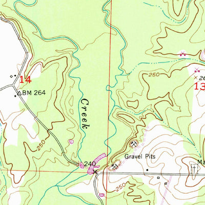 United States Geological Survey Lewisville, AR (1952, 24000-Scale) digital map