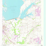 United States Geological Survey Lewisville East, TX (1960, 24000-Scale) digital map