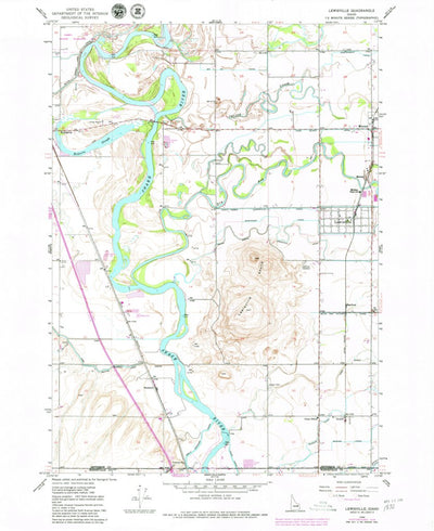 United States Geological Survey Lewisville, ID (1948, 24000-Scale) digital map