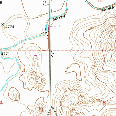 United States Geological Survey Lewisville, ID (1948, 24000-Scale) digital map