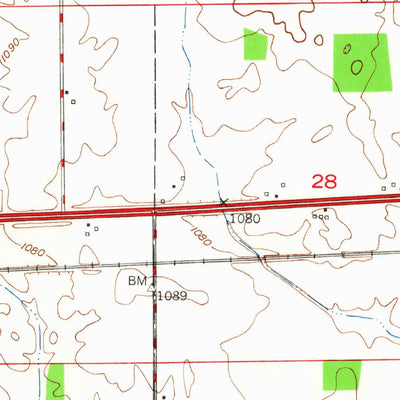 United States Geological Survey Lewisville, IN (1948, 24000-Scale) digital map