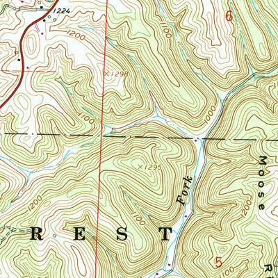 United States Geological Survey Lewisville, OH (1961, 24000-Scale) digital map