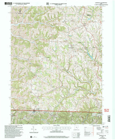United States Geological Survey Lewisville, OH (2002, 24000-Scale) digital map