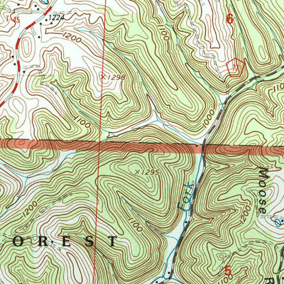 United States Geological Survey Lewisville, OH (2002, 24000-Scale) digital map