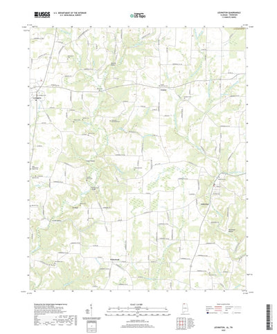 United States Geological Survey Lexington, AL (2020, 24000-Scale) digital map