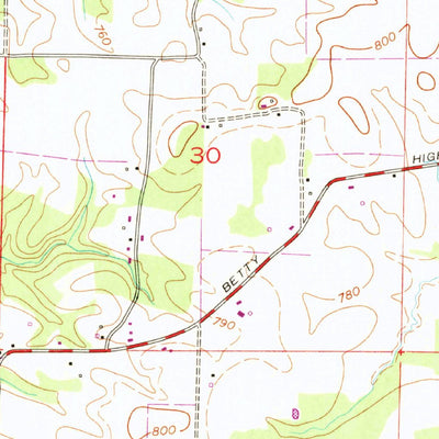 United States Geological Survey Lexington, AL-TN (1952, 24000-Scale) digital map