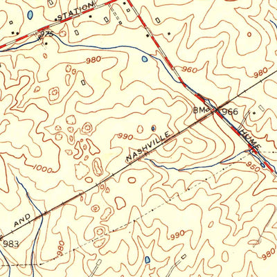 United States Geological Survey Lexington East, KY (1954, 24000-Scale) digital map