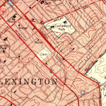 United States Geological Survey Lexington East, KY (1954, 24000-Scale) digital map