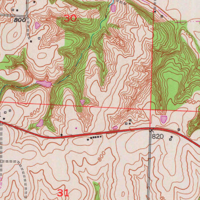 United States Geological Survey Lexington East, MO (1949, 24000-Scale) digital map