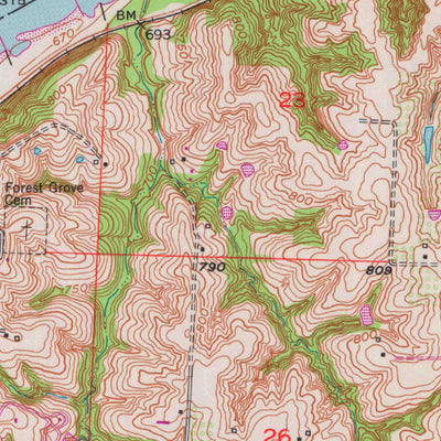 United States Geological Survey Lexington East, MO (1949, 24000-Scale) digital map