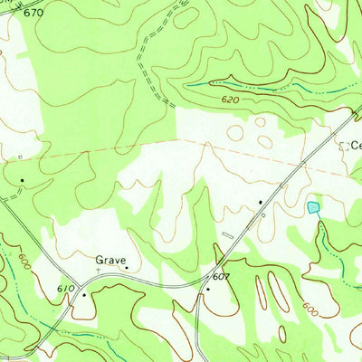 United States Geological Survey Lexington, GA (1971, 24000-Scale) digital map