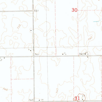 United States Geological Survey Lexington, IL (1981, 24000-Scale) digital map