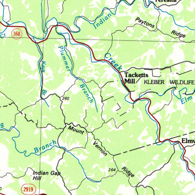 United States Geological Survey Lexington, KY (1986, 100000-Scale) digital map