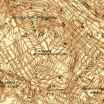 United States Geological Survey Lexington, MA (1944, 24000-Scale) digital map