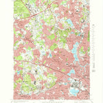 United States Geological Survey Lexington, MA (1971, 25000-Scale) digital map